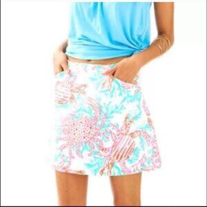 Lilly Pulitzer Marigold Crab Skort